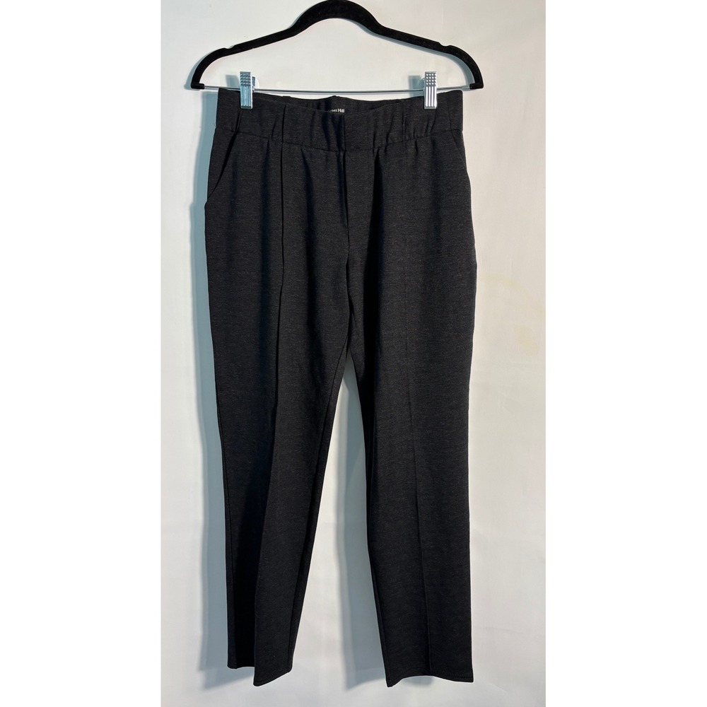 Garnet Hill Classic Heather Gray Pull On Pants Size S